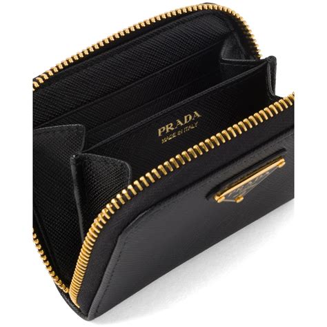 prada classic saffiano leather card holder|prada saffiano card wallet.